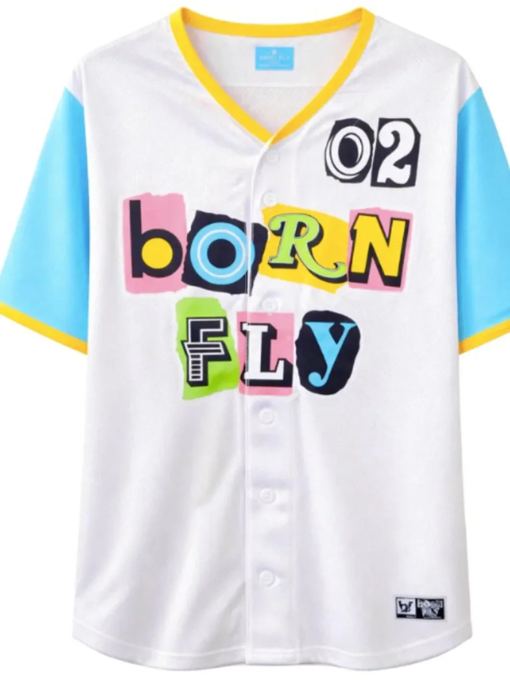 Born Fly Graphic Jersey - White - XL - Picture 1 of 8